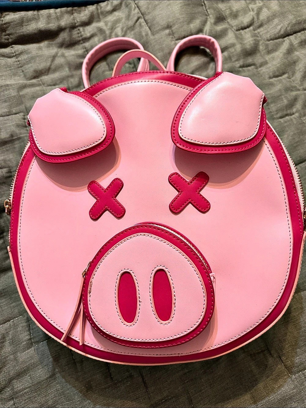 Pink Pig Backpack New